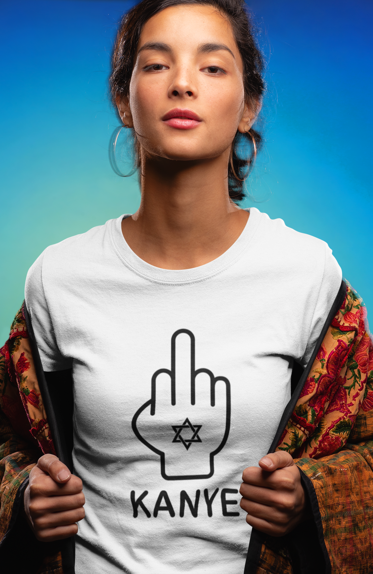 F Kanye - Fighting anti-Semitism - T-Shirt - Premium Quality