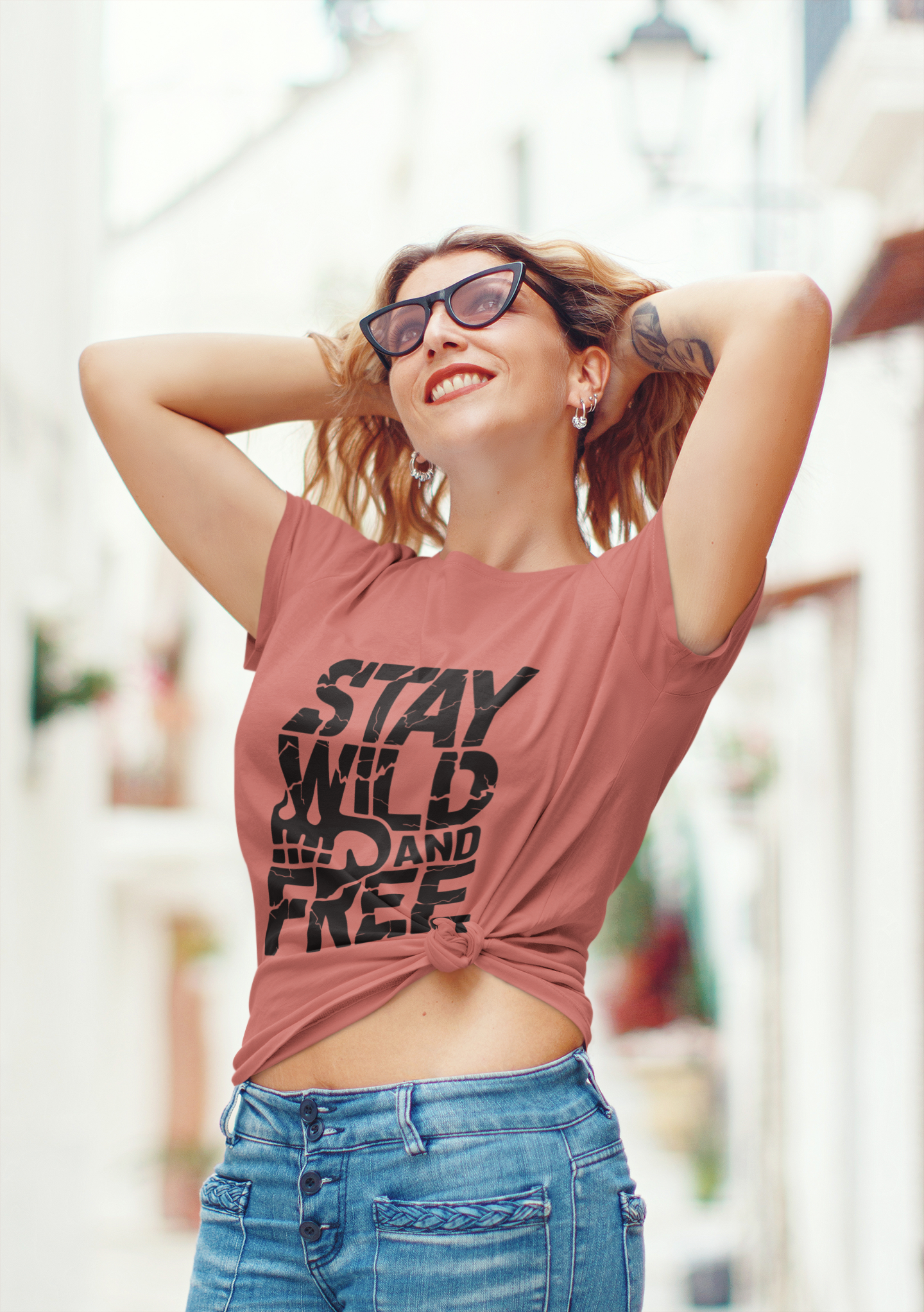 Stay Wild and Free T-Shirt - Premium Quality