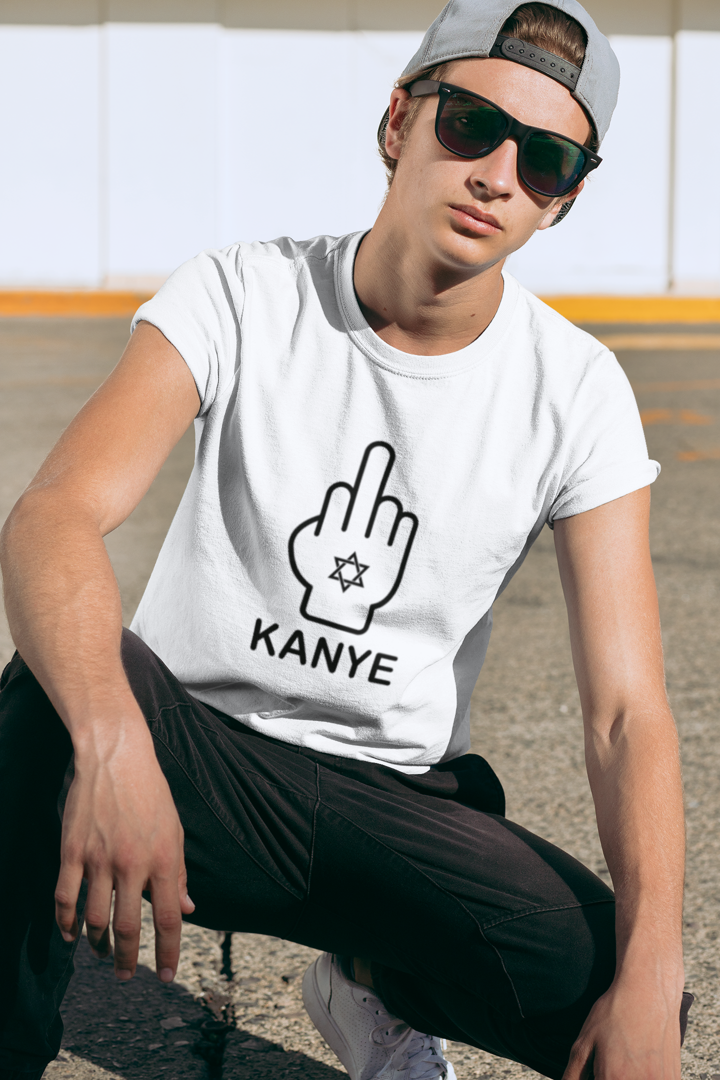 F Kanye - Fighting anti-Semitism - T-Shirt - Premium Quality