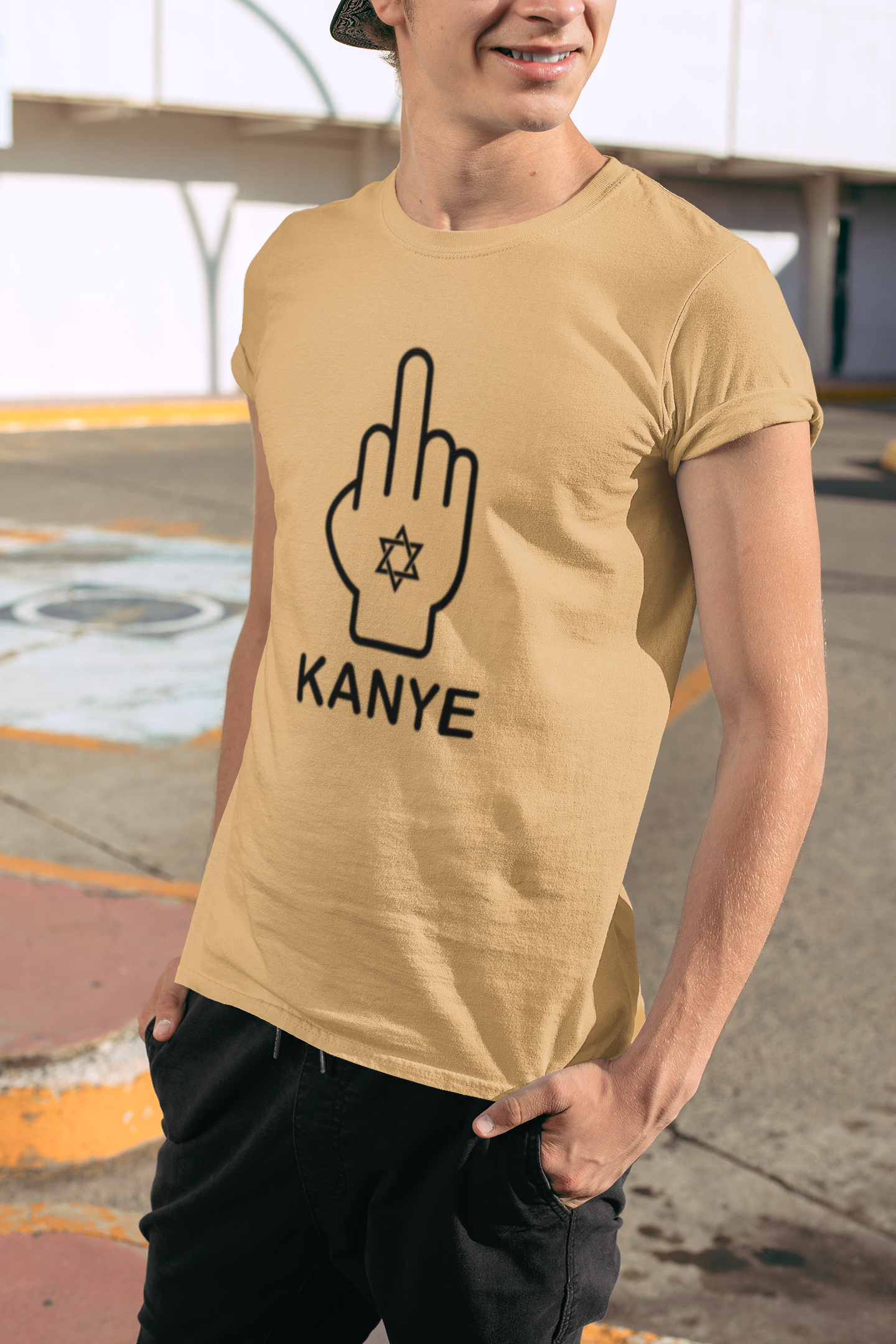 F Kanye - Fighting anti-Semitism - T-Shirt - Premium Quality